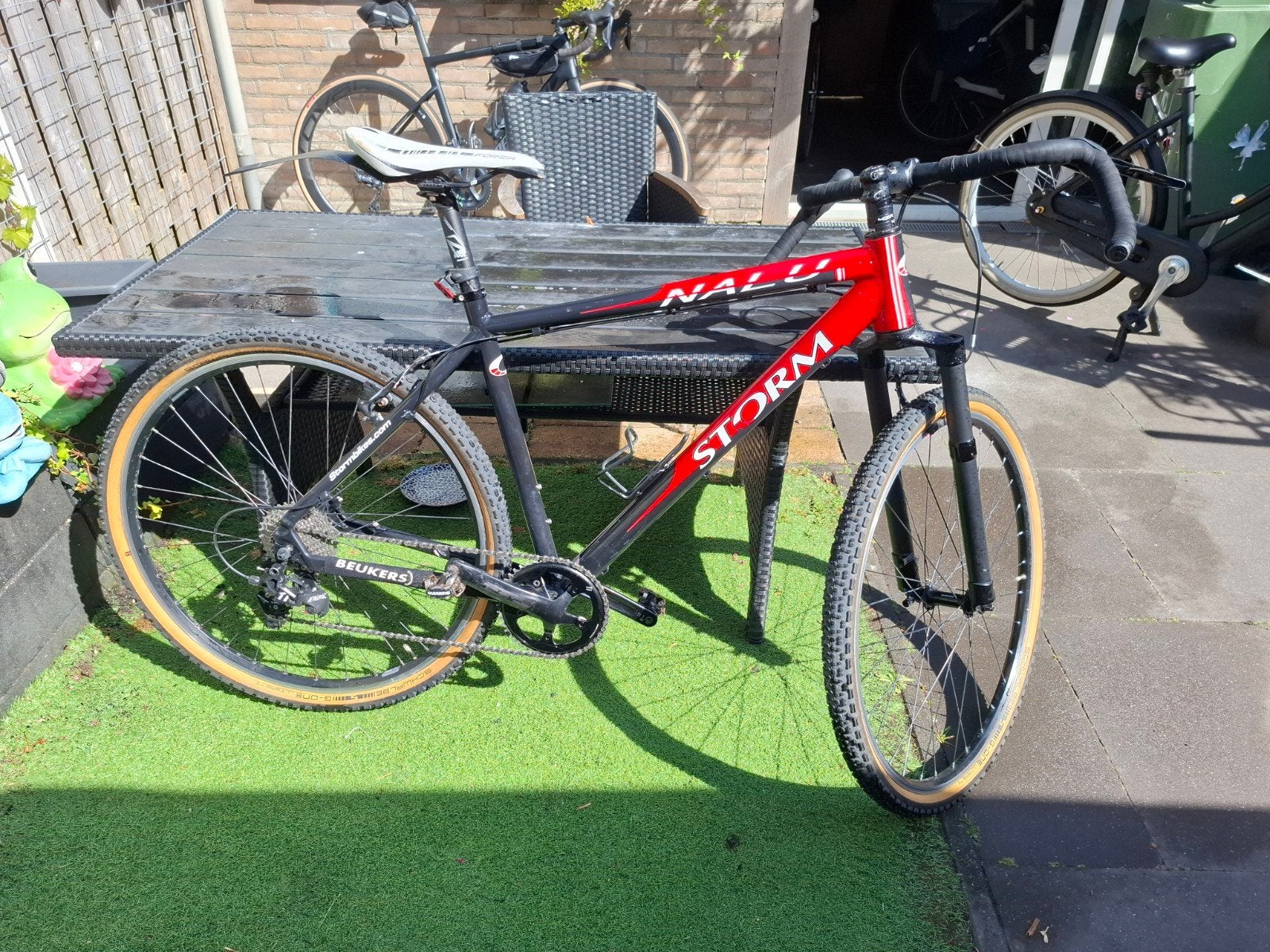 Gravelbike merk storm, Fietsen en Brommers, Fietsen | Mountainbikes en ATB, Gebruikt, 57 cm of meer, Geen vering, Ophalen