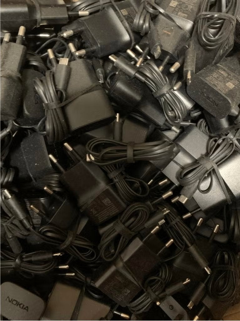 Partij 10x New Nokia Micro USB Laders 5V 550mA -Bulkdiscount, Telecommunicatie, Universeel, Adapter, Micro-USB, Ophalen of Verzenden