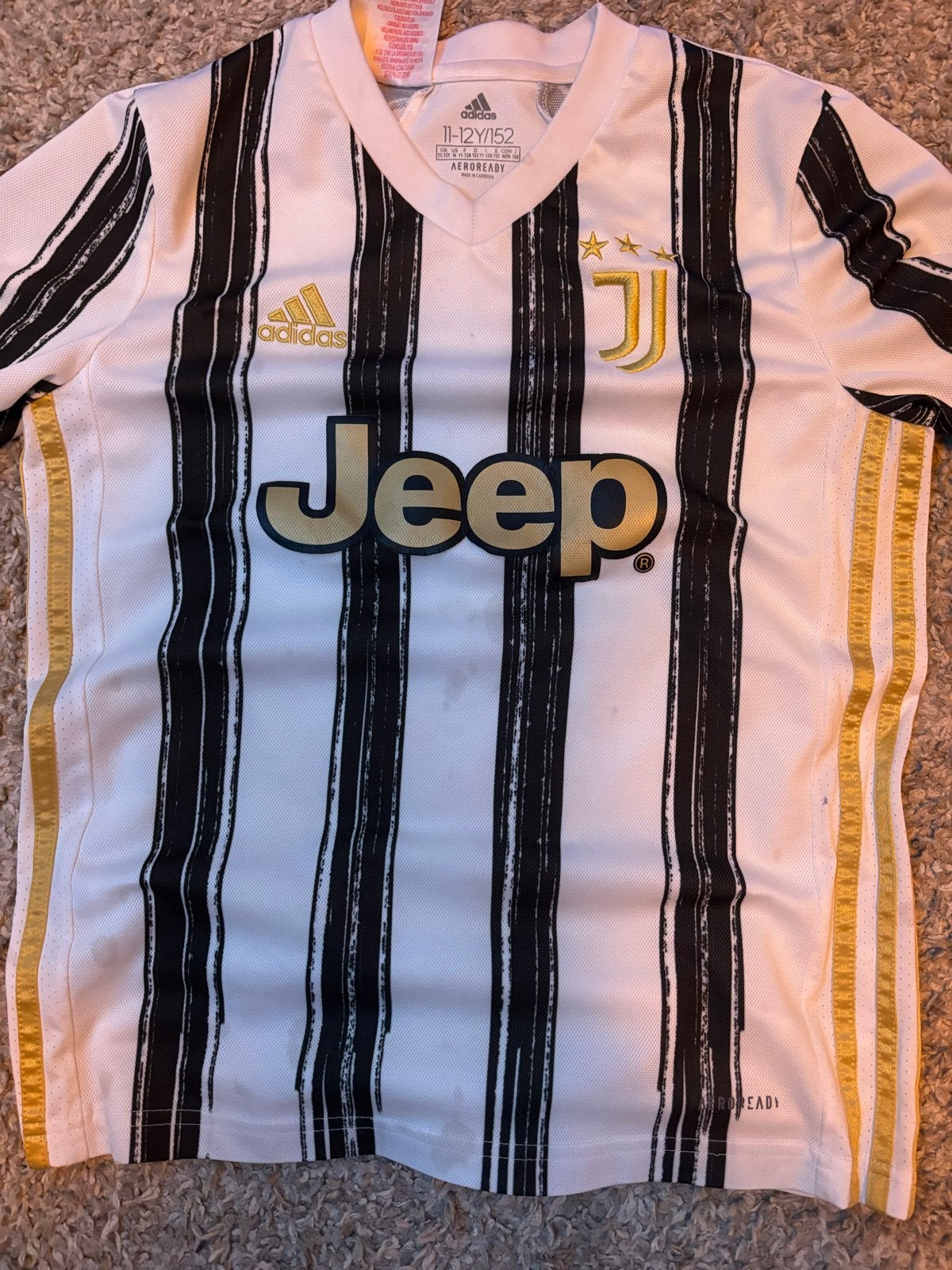 Adidas Juventus Thuisshirt Kinderen Maat 11-12 Jaar, Ophalen of Verzenden, Gebruikt, Jongen of Meisje