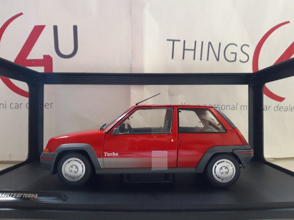 Solido 1:18 Renault 5 GT Turbo MK1 1985 rood nieuw, Ophalen of Verzenden, Nieuw, Auto, Solido