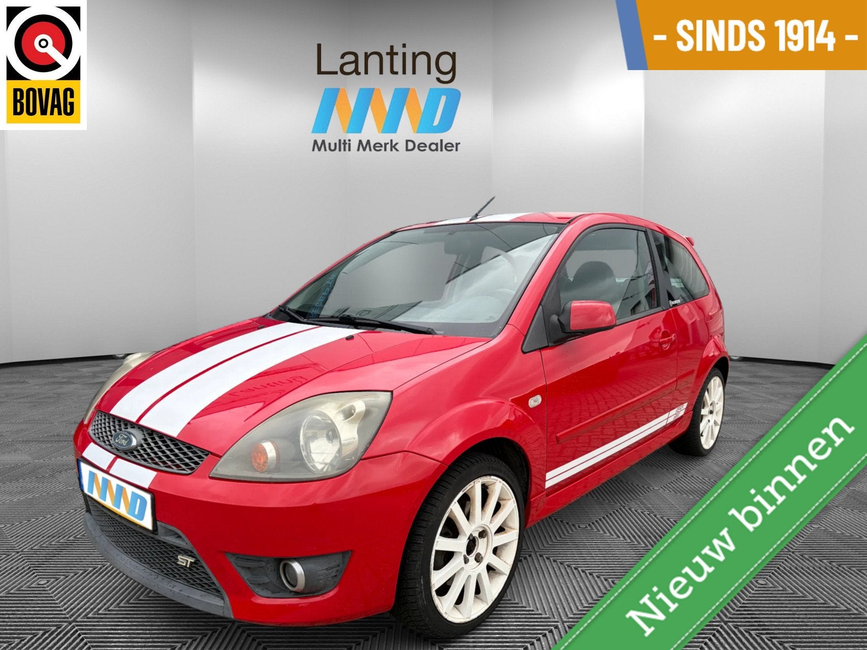 Ford Fiesta 2.0-16V ST | originele ST met 150PK, Voorwielaandrijving, 1037 kg, Zwart, 4 cilinders
