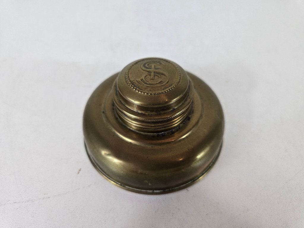 Olielamp, messing, Zwitserland, 1e helft 20e eeuw, Ophalen of Verzenden