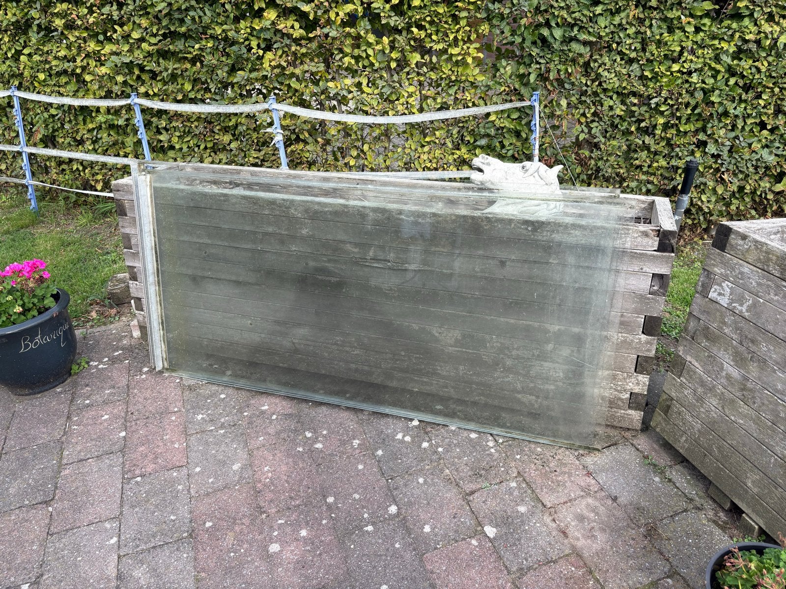 3 gelaagde glasplaten (2x 1700/817, 1x 1700/843), Gebruikt, 80 tot 120 cm, Glasplaat, Veiligheidsglas