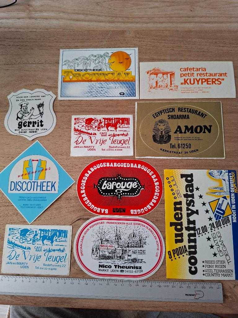 stickers Uden, Ophalen of Verzenden, Zo goed als nieuw, Overige typen