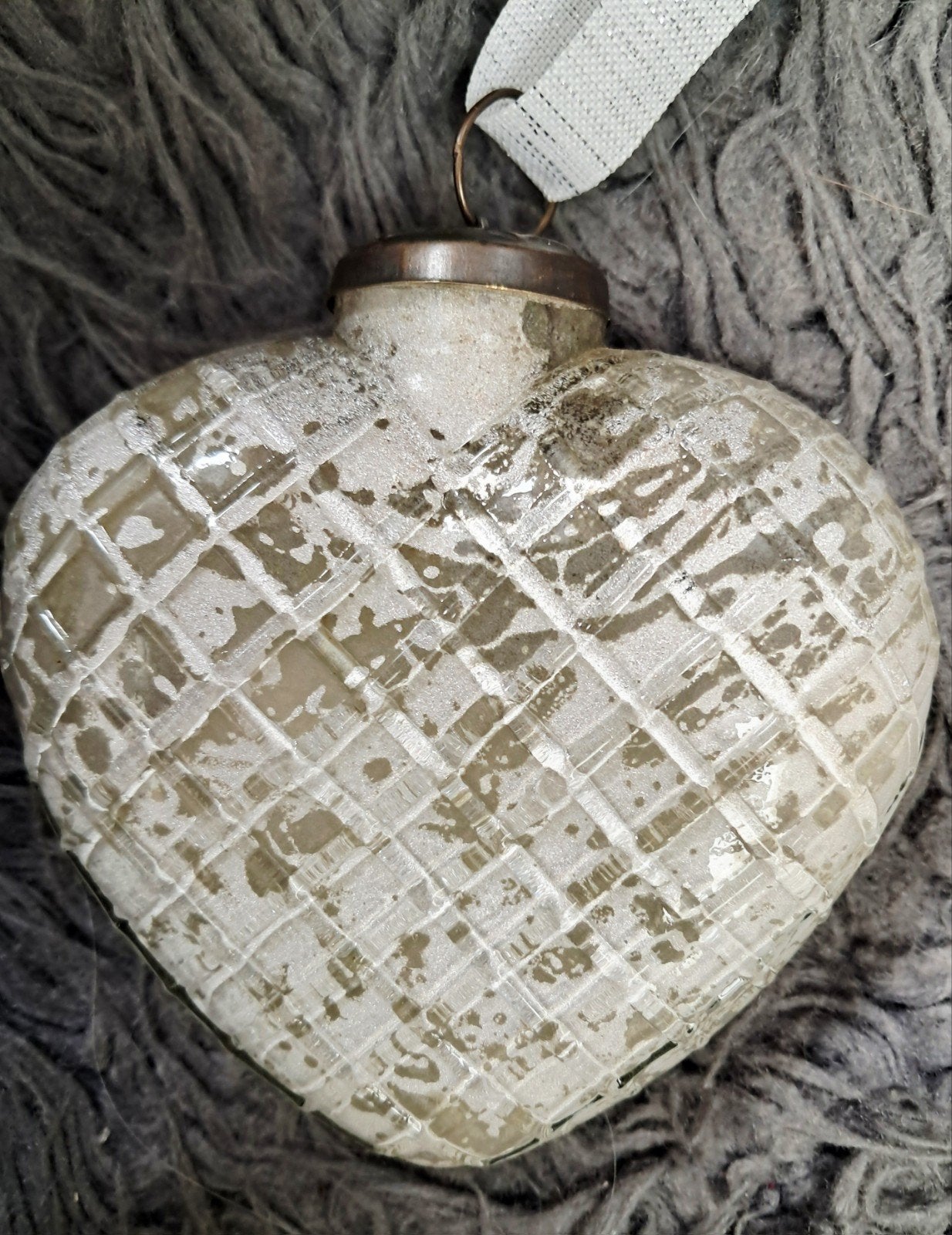 Mooi Hart van Glas (heksenbal) brocante landelijk, Ophalen