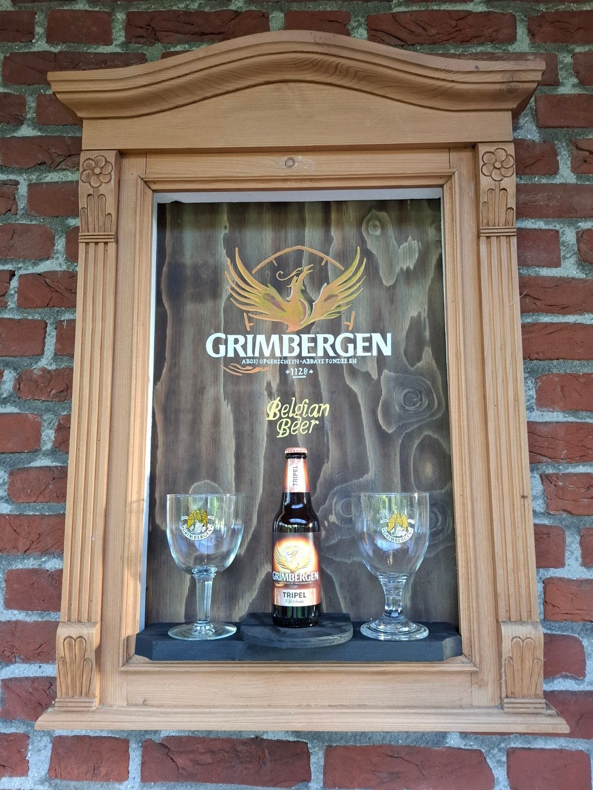grimbergen wand deco, Verzamelen, Ophalen of Verzenden, Reclamebord, Plaat of Schild, Overige merken