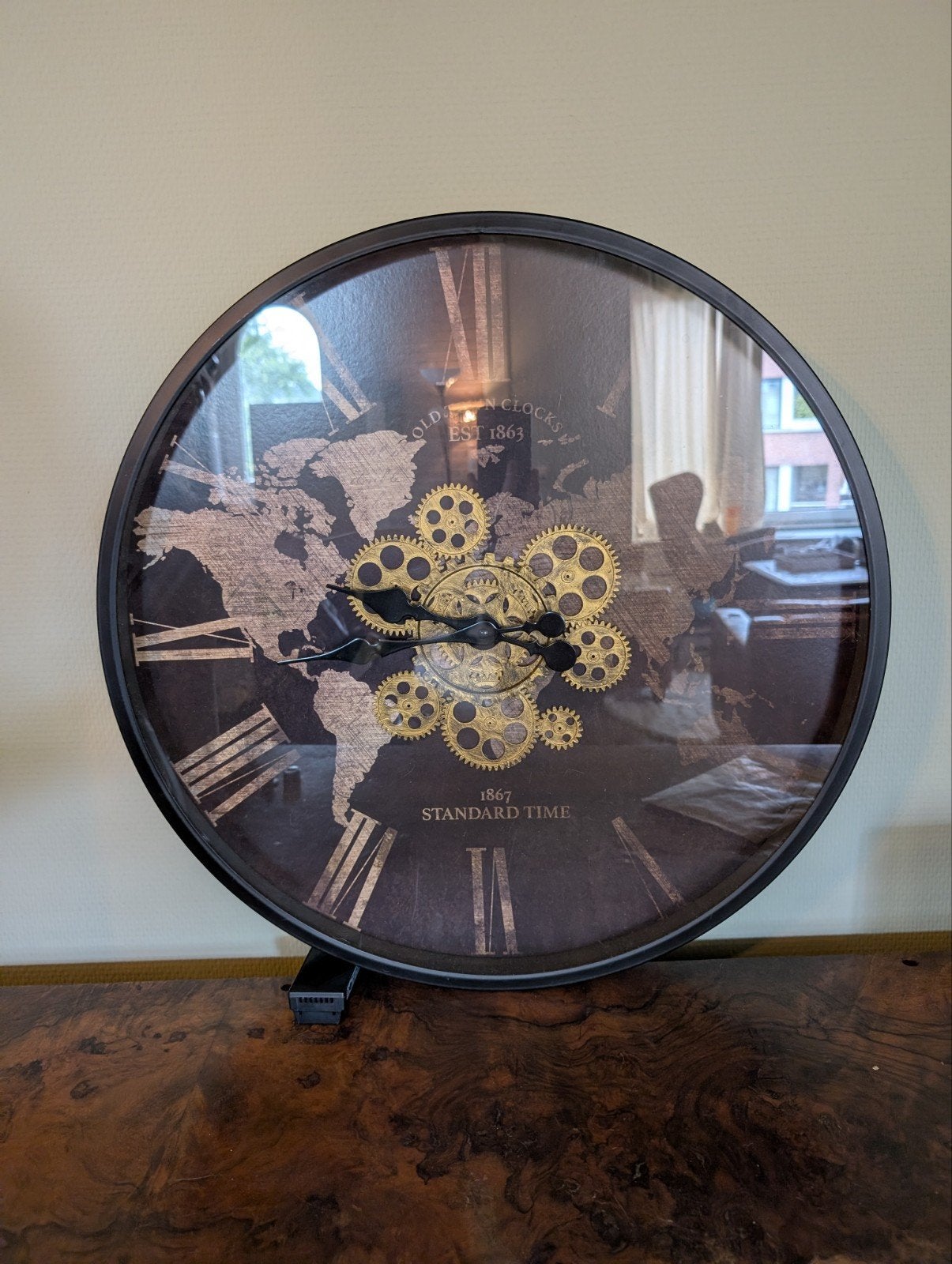 Grote wandklok van Old town clocks, Ophalen of Verzenden, Wandklok