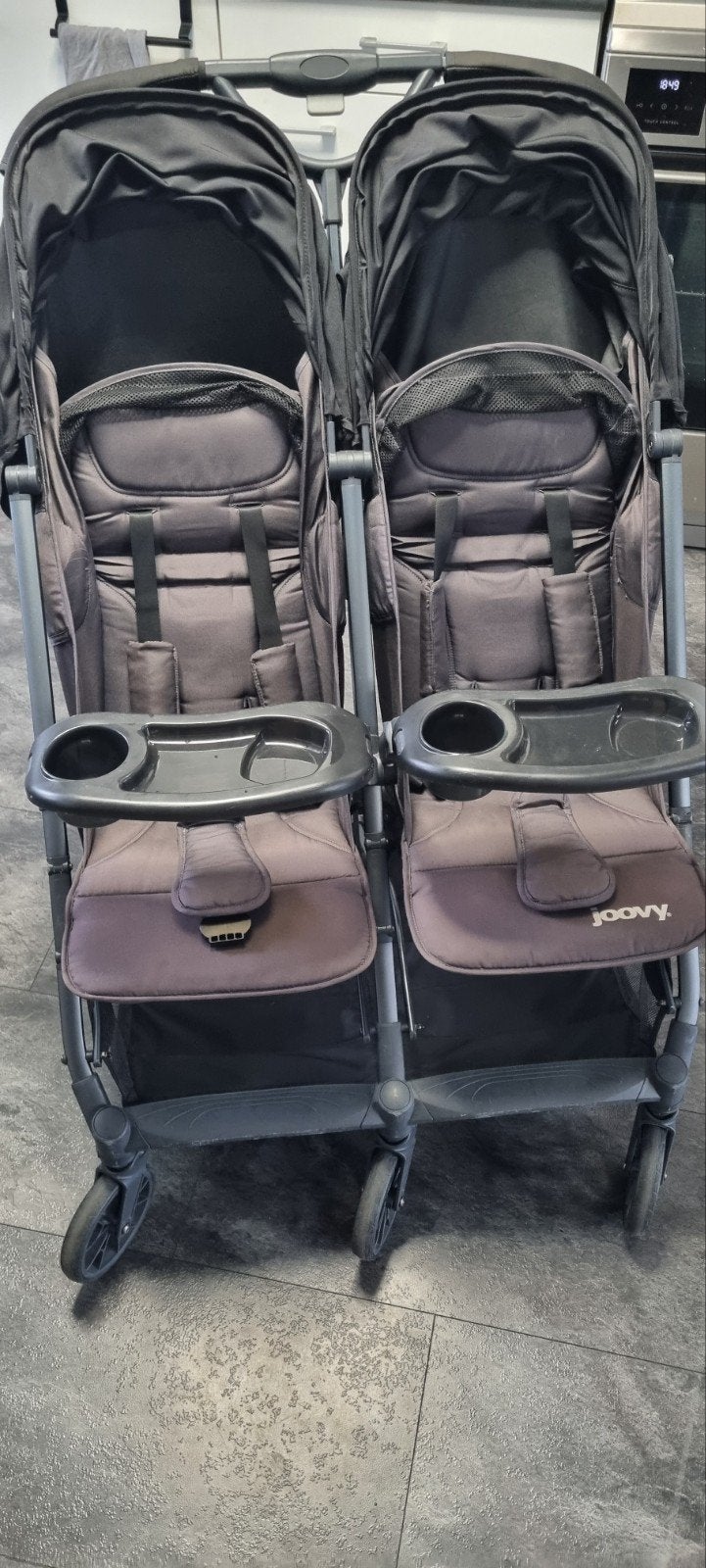 Joovy Kooper X2 Dubbele Kinderwagen - Nette Staat, Gebruikt, Duowagen, Ophalen, Kinderwagen