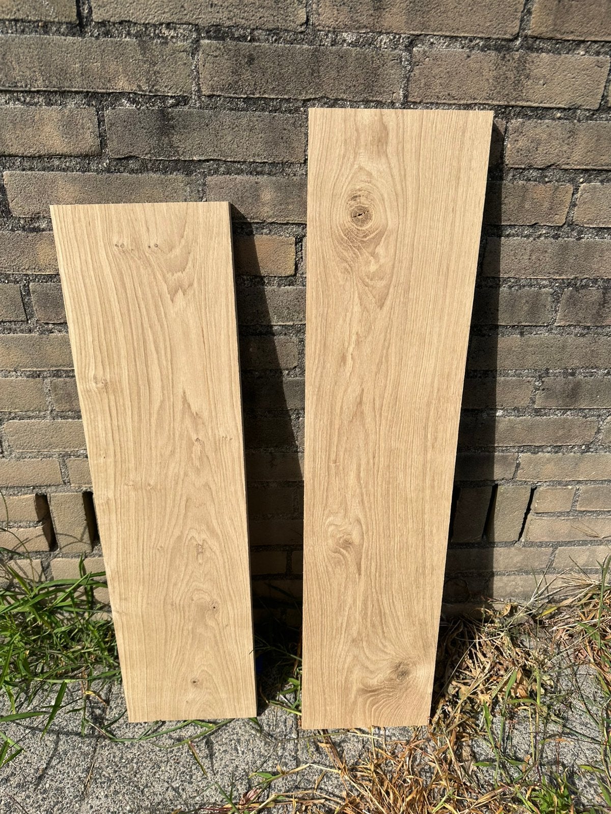 Nieuw: Massief eikenhouten planken – diverse lengtes, Ophalen, Minder dan 25 mm, Eiken, Nieuw