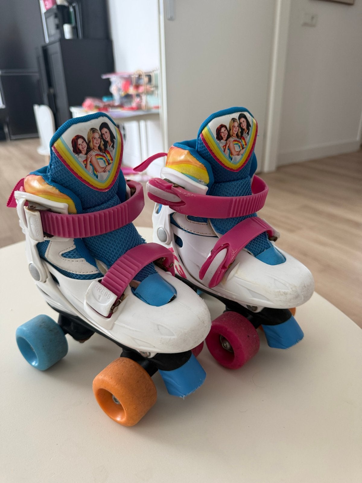 K3 rolschaatsen - Verstelbaar (maat 27-30), Kinderen en Baby's, Ophalen of Verzenden, Verstelbaar, Gebruikt, Kinderen