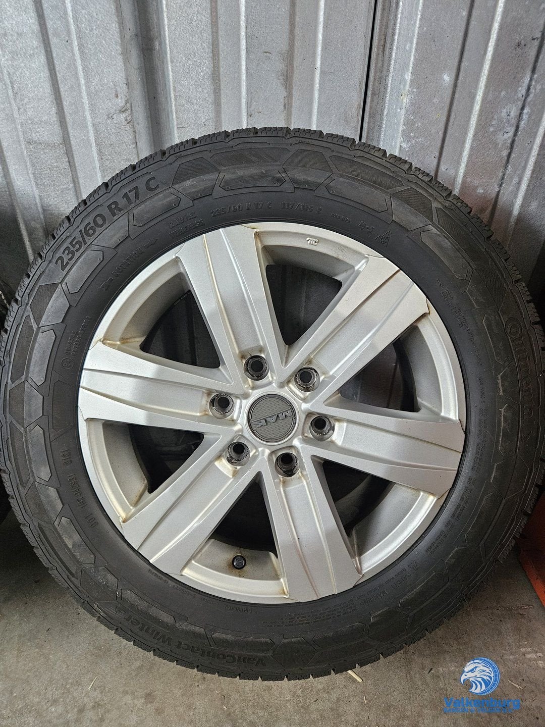 7mm! Mercedes Sprinter B907 B910 B906 17 inch velgen TPMS 6x, -, -, Banden en Velgen, 17 inch