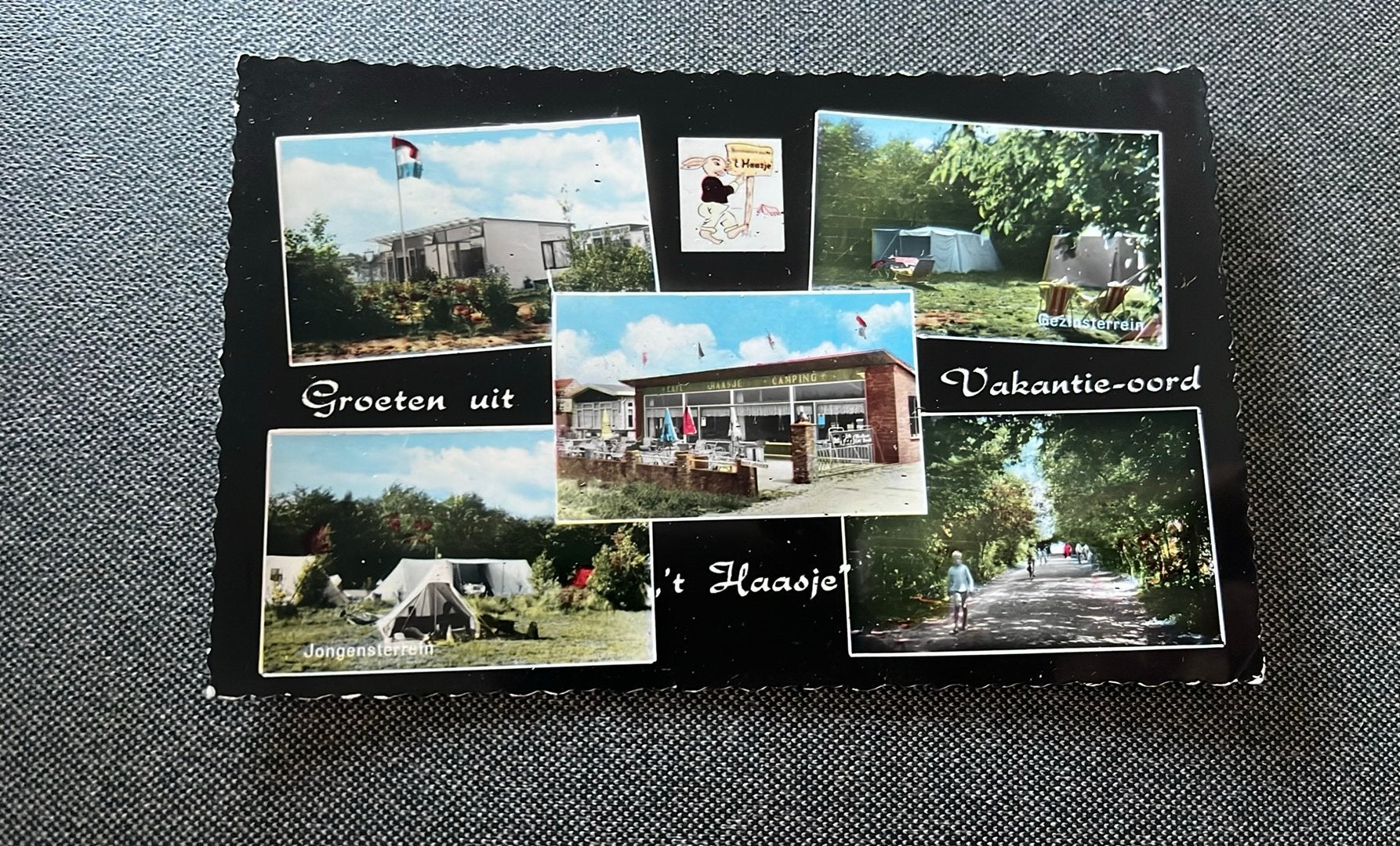 Oosterhout vakantie oord T Haasje 5 luik, Ophalen of Verzenden, 1960 tot 1980, Gelopen, Noord-Brabant