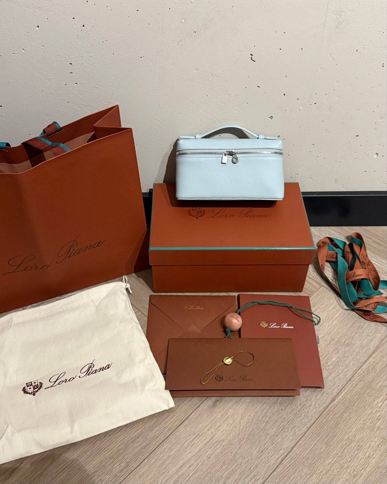 Loro Piana L19 Baby Blauwe Tas : Topkwaliteit, Sieraden, Tassen en Uiterlijk, Ophalen of Verzenden, Nieuw, Blauw, Handtas