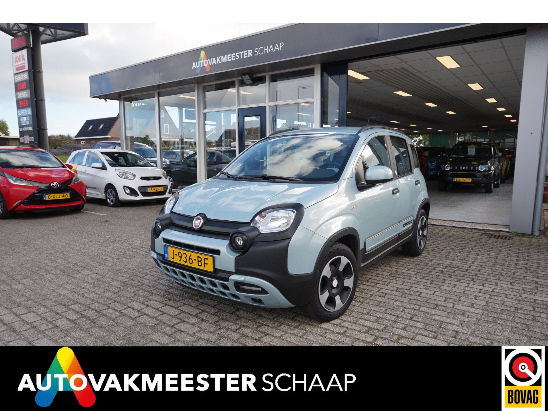 Fiat Panda 1.0 Hybrid Launch Edition , 1eig Org NL Incl nw a, Auto's, 12 maanden, Stof, Panda, 4 stoelen