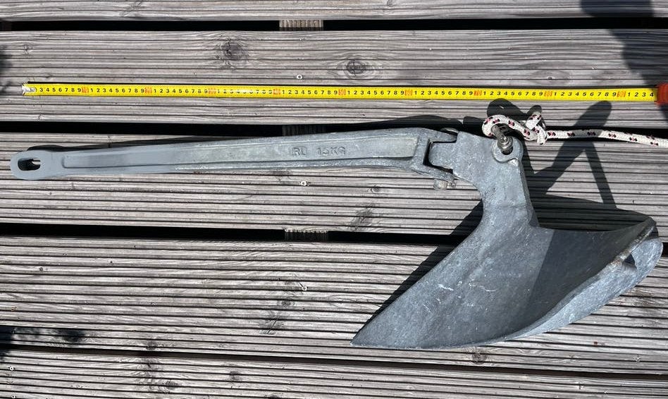 15 kg Ploeganker voor Bavaria Zeiljacht – Zeer solide, Watersport en Boten, Ophalen, Gebruikt, Overige typen