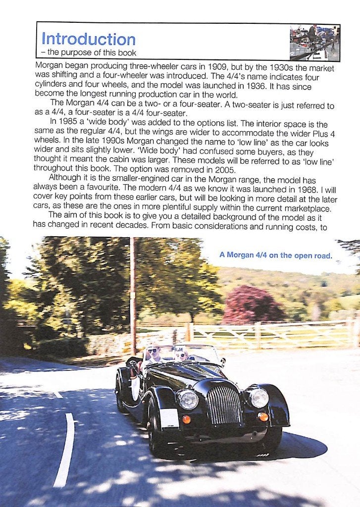 Morgan 4/4, Verzenden