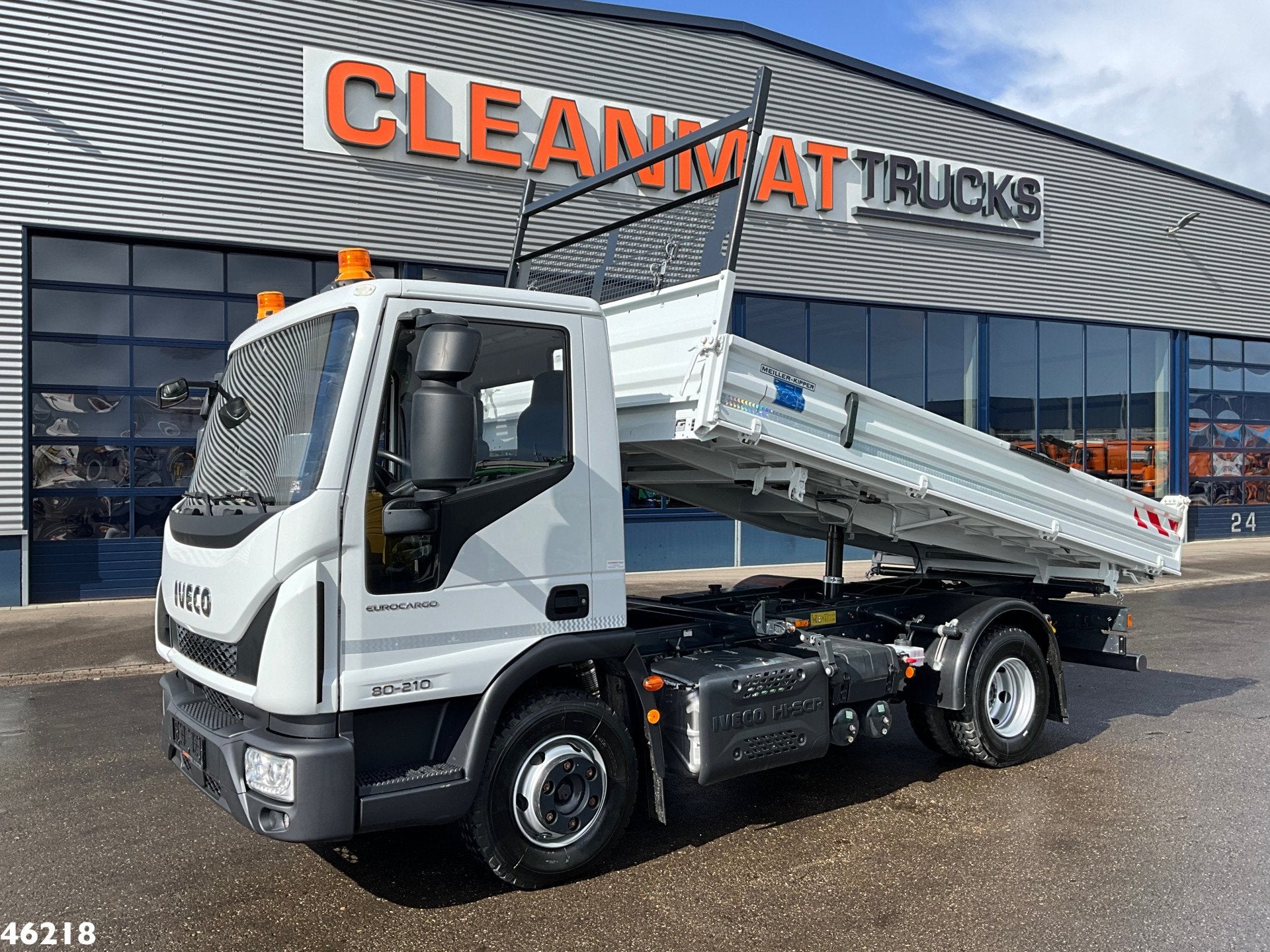 Iveco Eurocargo ML80E21K Meiller 4m³ kipper Just 9.786 km!, Auto's, Automaat, Achterwielaandrijving, Euro 6, Iveco