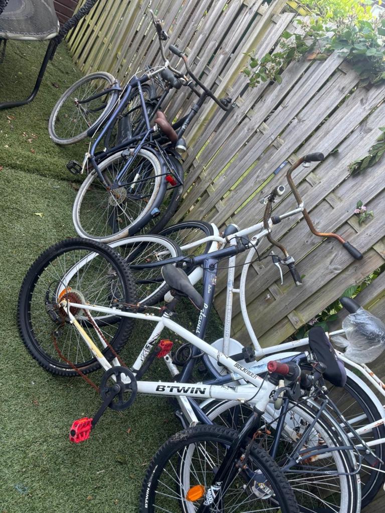 Partij fietsen voor onderdelen of opknapbeurt, Overige merken, Velgrem, Versnellingen, Ophalen of Verzenden