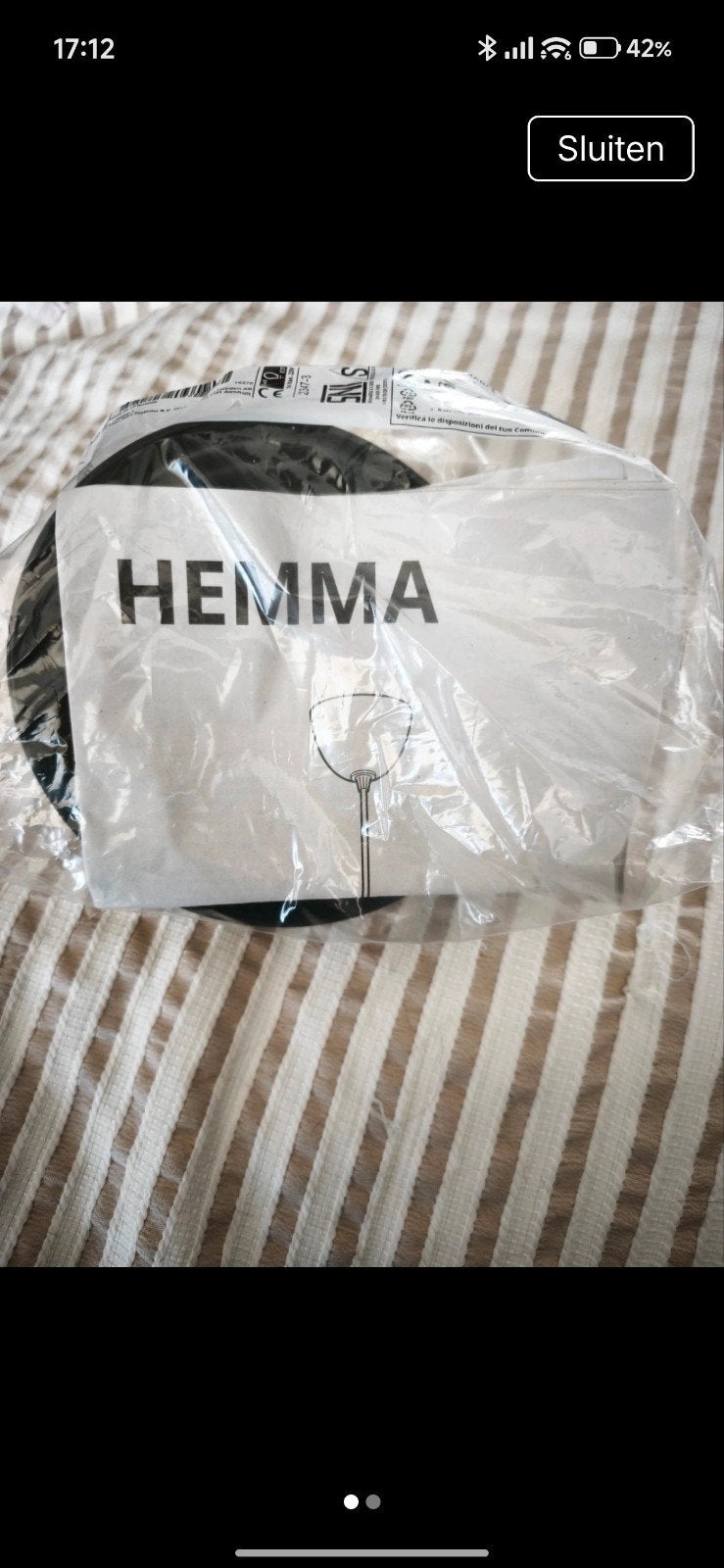 IKEA Hemma Plafondlamp Set - Nieuw in verpakking, Ophalen of Verzenden, Nieuw