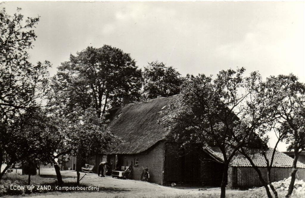 Loon op Zand, Kampeerboerderij - A. de Kort - ongelopen, Ophalen of Verzenden, 1960 tot 1980, Ongelopen, Noord-Brabant