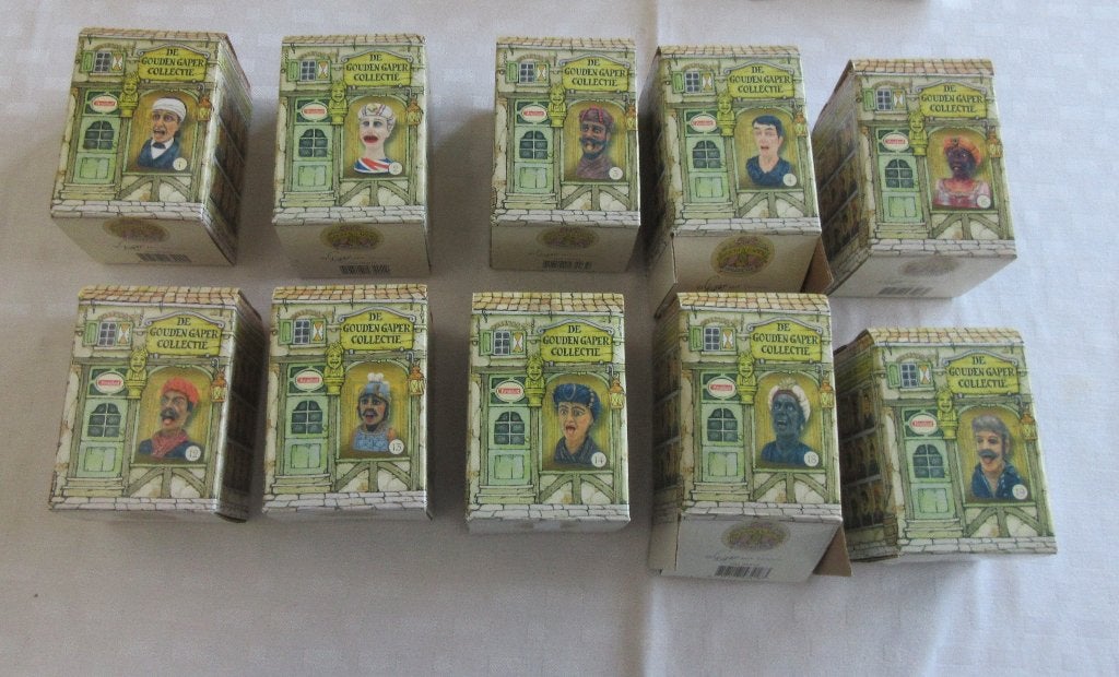 10 beeldjes Gouden gaper collectie, Verzamelen, Ophalen of Verzenden, Zo goed als nieuw
