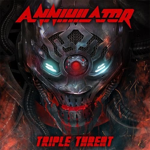 Annihilator - Triple Threat (2-CD + DVD), Hardrock, Ophalen of Verzenden, Zo goed als nieuw, Inclusief doosje