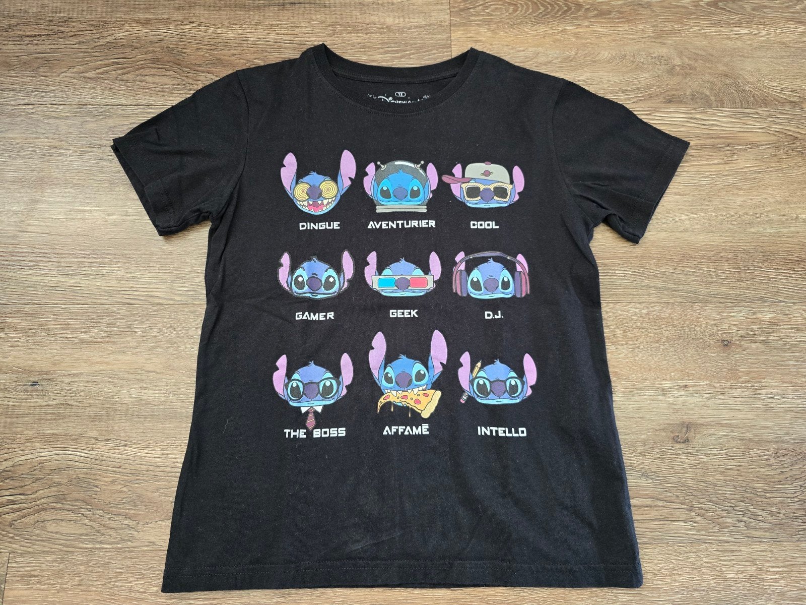 Origineel Disneyland Parijs Stitch T-shirt - Maat 12, Ophalen of Verzenden, Gebruikt, Disney, Jongen of Meisje