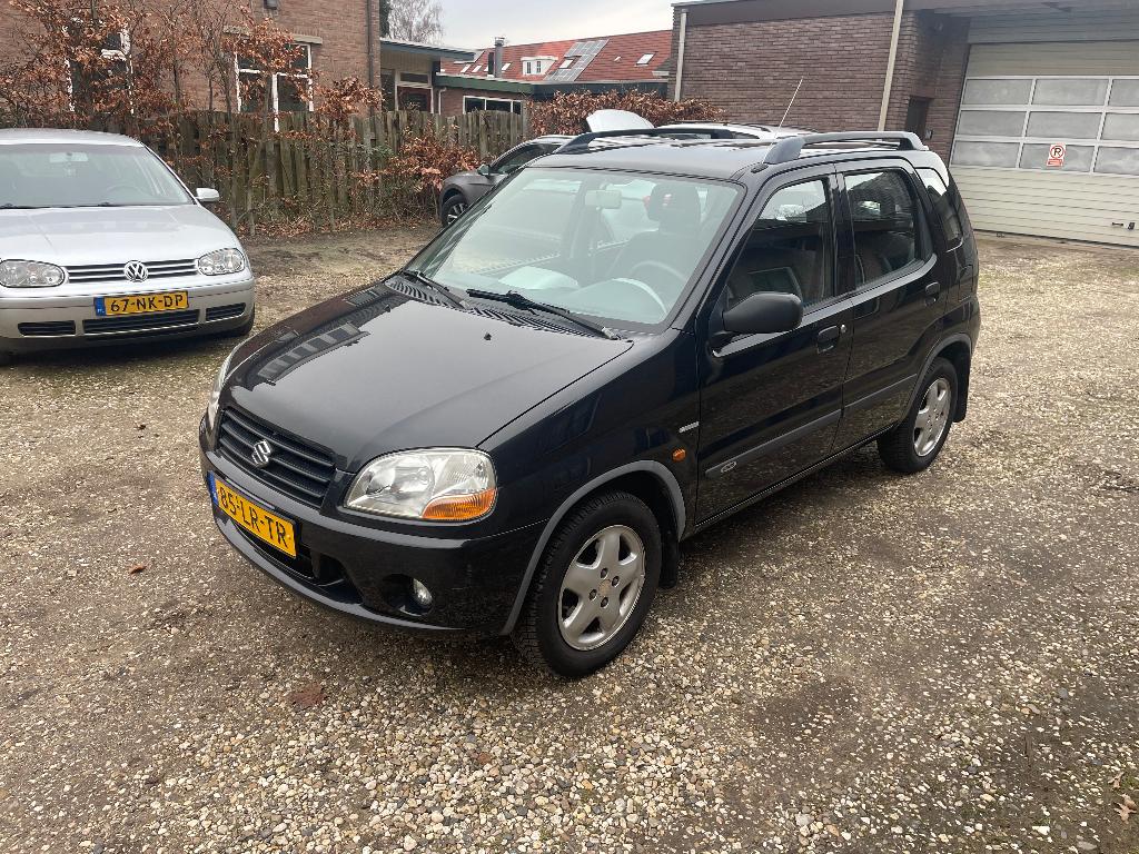 Suzuki Ignis 1.3 GL 2003 Zwart, Auto's, Suzuki, Voorwielaandrijving, 83 pk, Stof, 31 €/maand