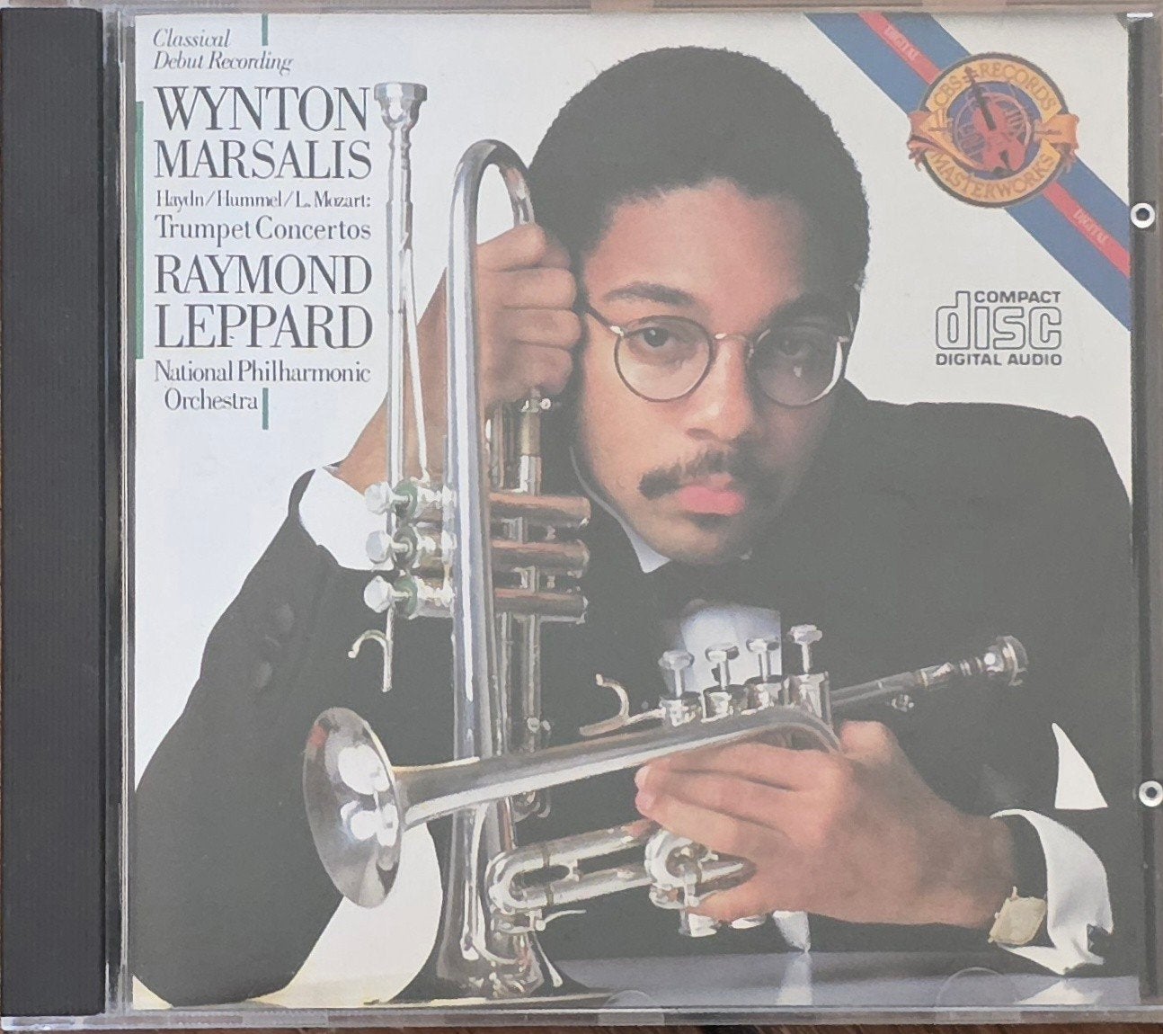 Wynton Marsalis - Trompetconcerten (Haydn, Hummel, Mozart), Inclusief boekje, Haydn, Soloconcert, Ophalen of Verzenden