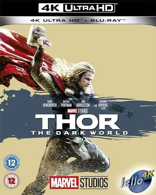 Blu-ray 4K: Marvel's Thor 2: The Dark World (2013) UK nNLO, Cd's en Dvd's, Ophalen of Verzenden, Nieuw in verpakking, Actie