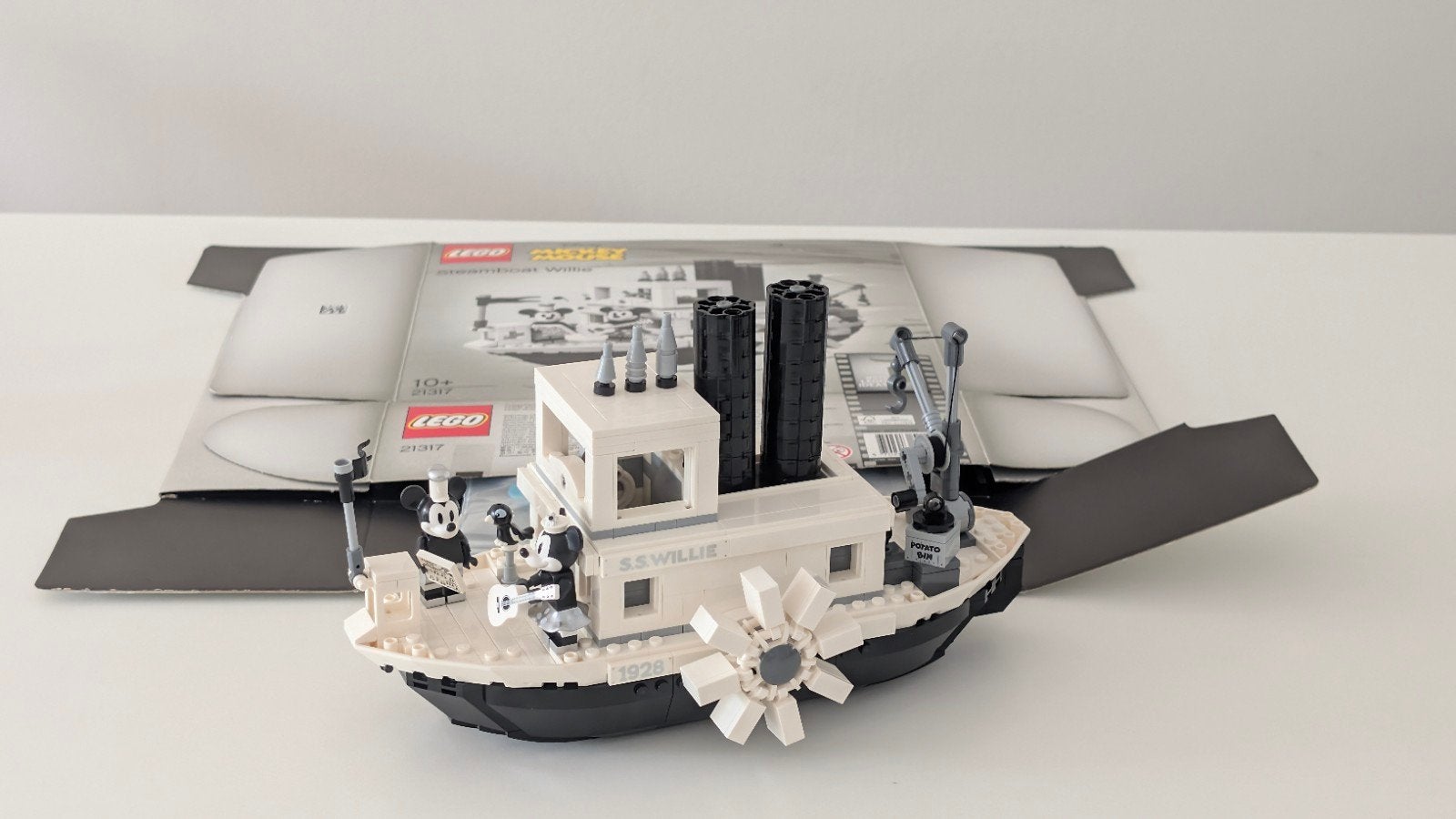 LEGO Ideas Stoomboot Willie - 21317, Lego, Ophalen of Verzenden, Zo goed als nieuw, Complete set