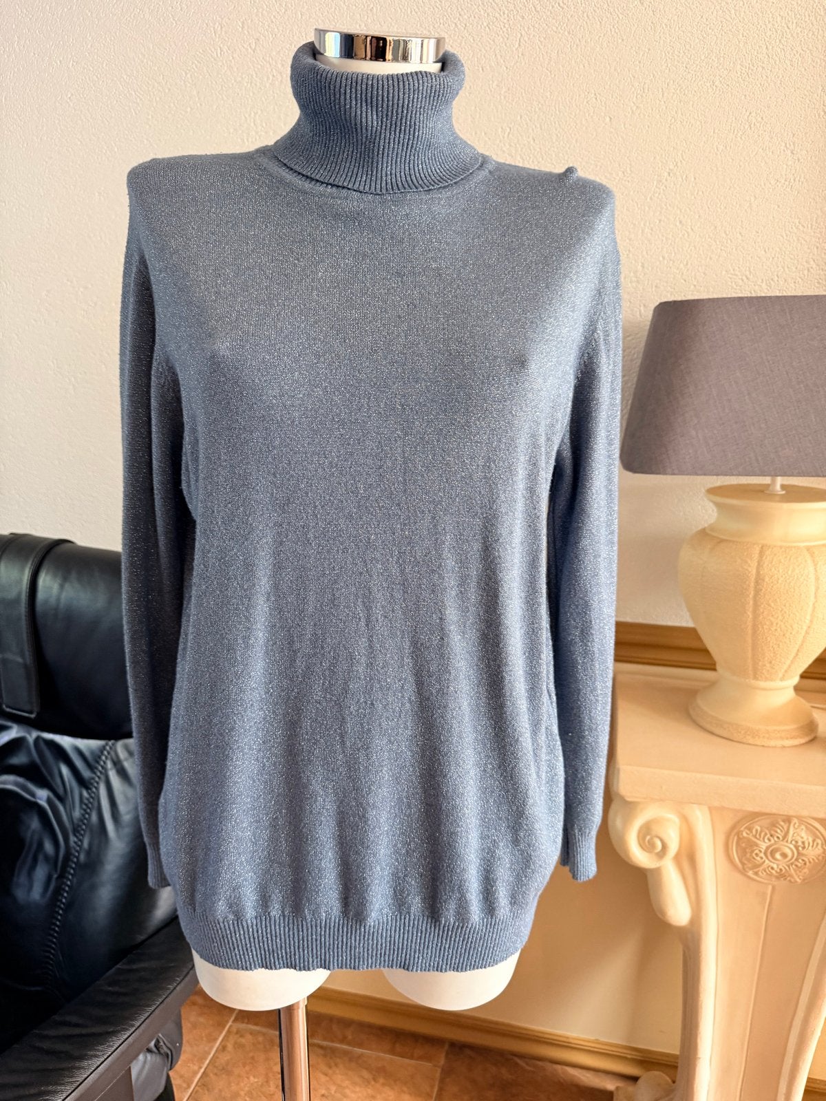 PPT Style Coltrui M/L - Blauw met Glitter, Kleding | Dames, Ophalen of Verzenden, Zo goed als nieuw, Maat 38/40 (M), Blauw