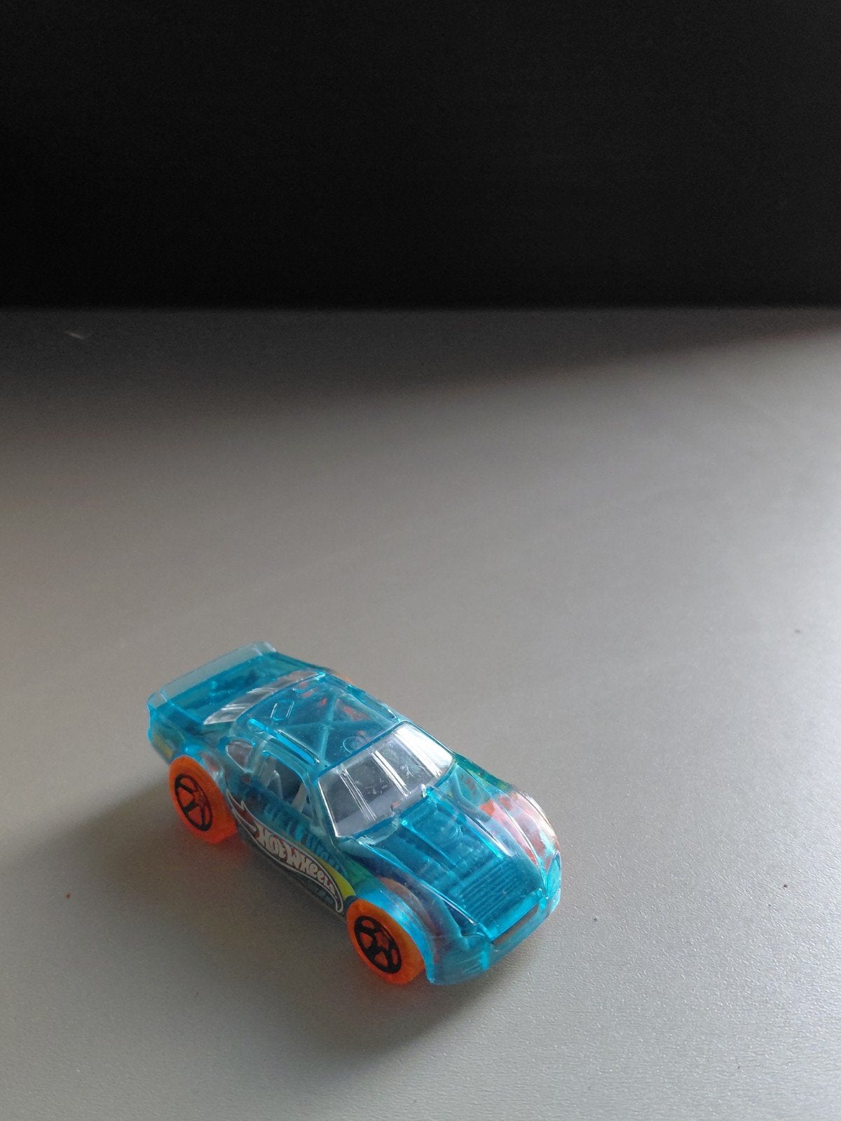 Hot Wheels Stockar See Thru Blauw 1:64 Diecast Oranje Wielen, Ophalen of Verzenden, Zo goed als nieuw, Auto, Overige merken