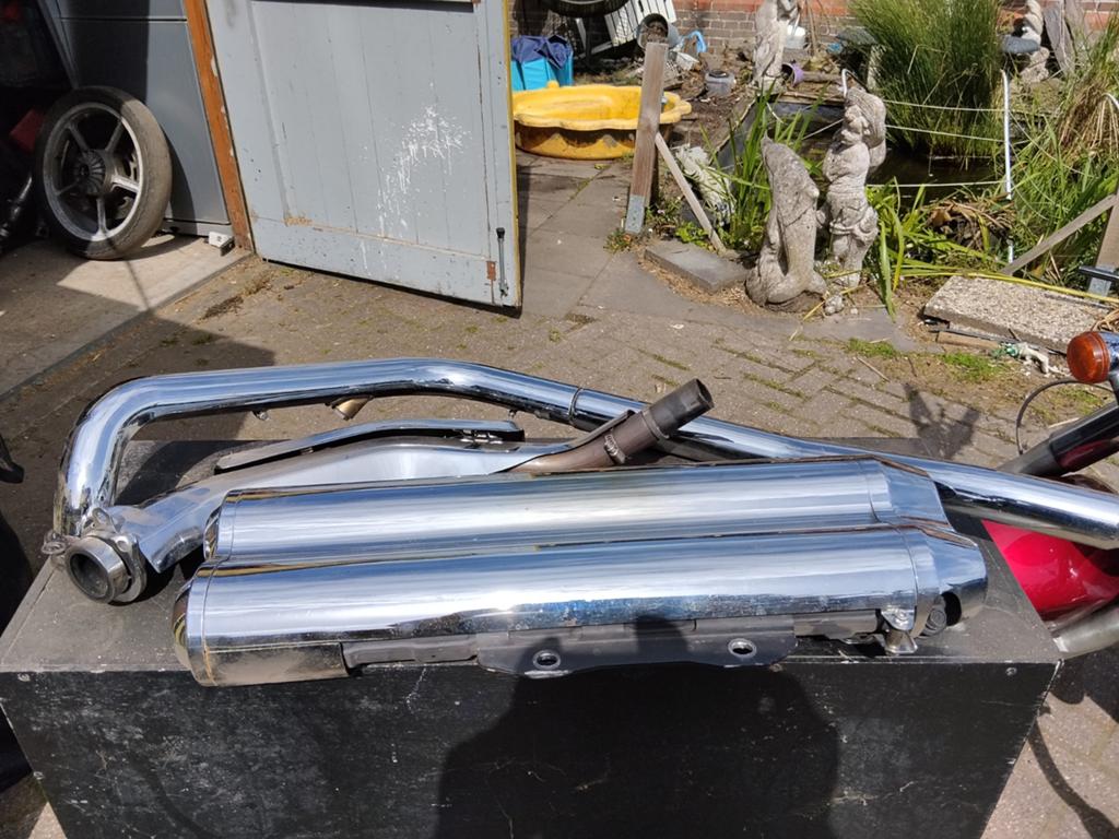 Uitlaat VT 1300,, Motoren, Onderdelen | Honda, Ophalen, Gebruikt