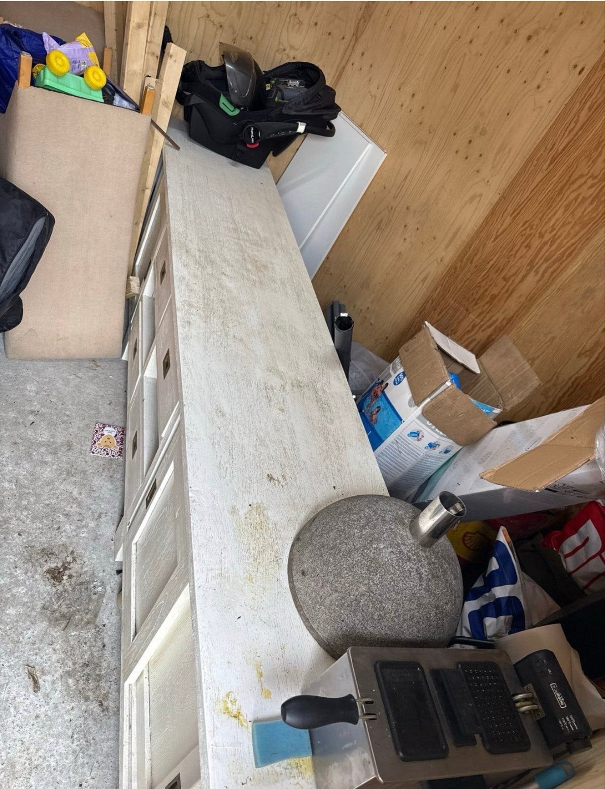Gratis af te halen: Stevig dressoir / TV-meubel met opbergru, Gebruikt, Ophalen of Verzenden, 200 cm of meer, Minder dan 100 cm