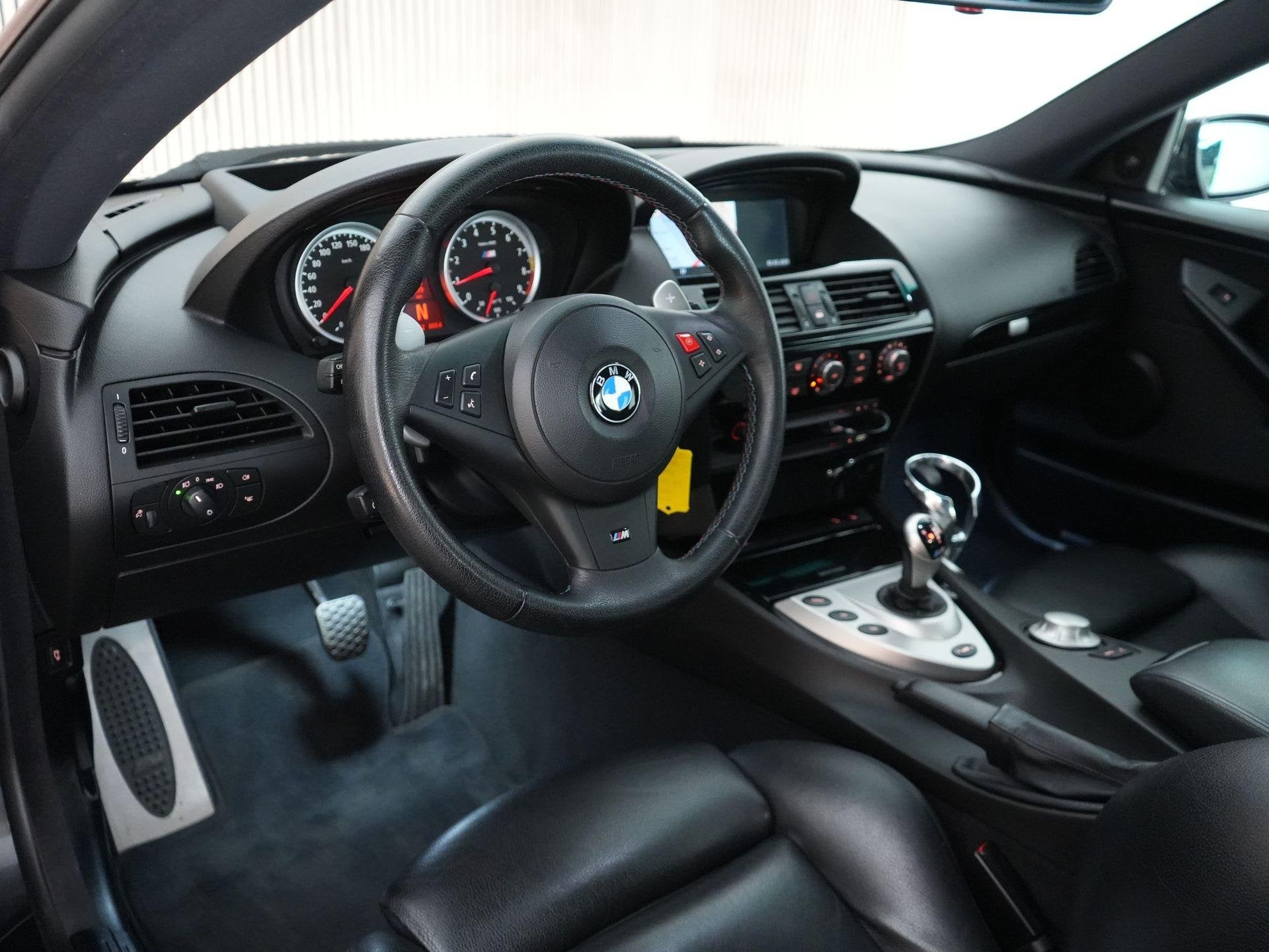 BMW 6-serie M6 V10 5.0L |ASH performance uitlaat|head-up dis, Auto's, Automaat, Achterwielaandrijving, Gebruikt, Zwart