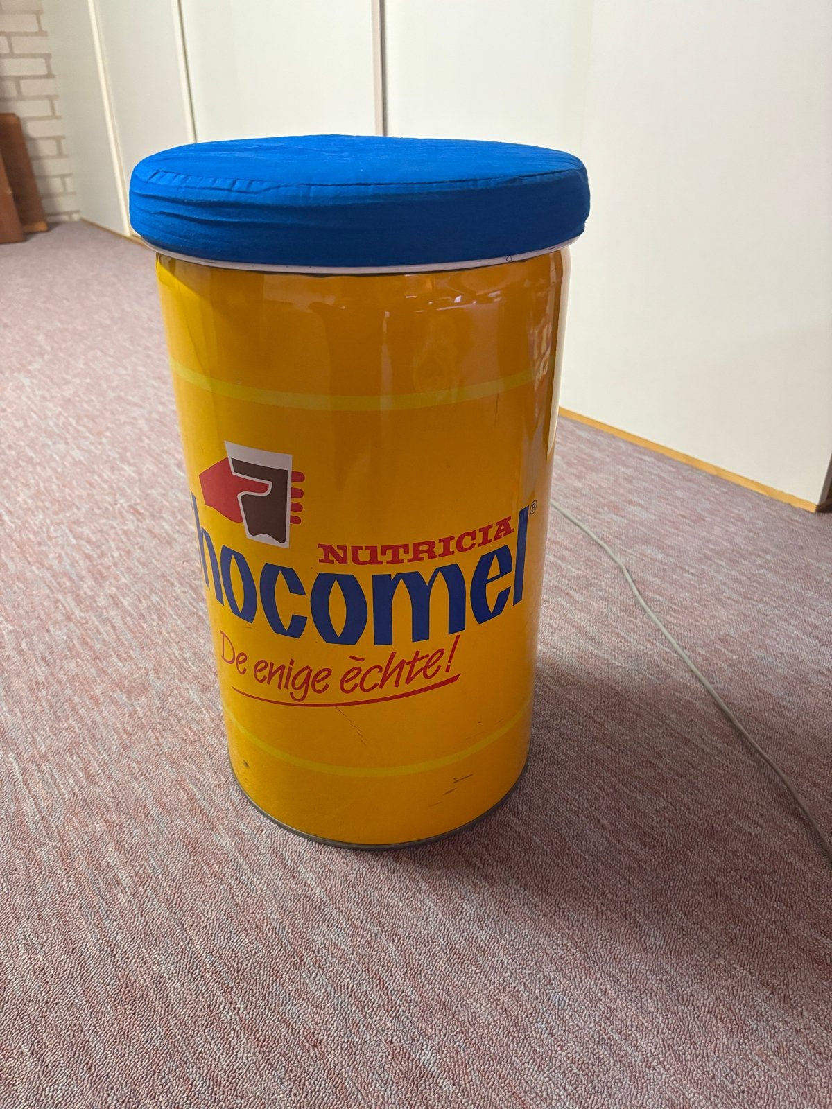 Vintage Chocomel blik - 40 jaar oud collectors item, Ophalen