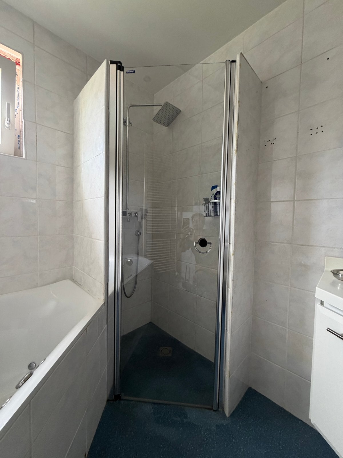 Duscholux Douchedeur - Gebruikt maar in goede staat, Ophalen, Gebruikt, Chroom, Douche