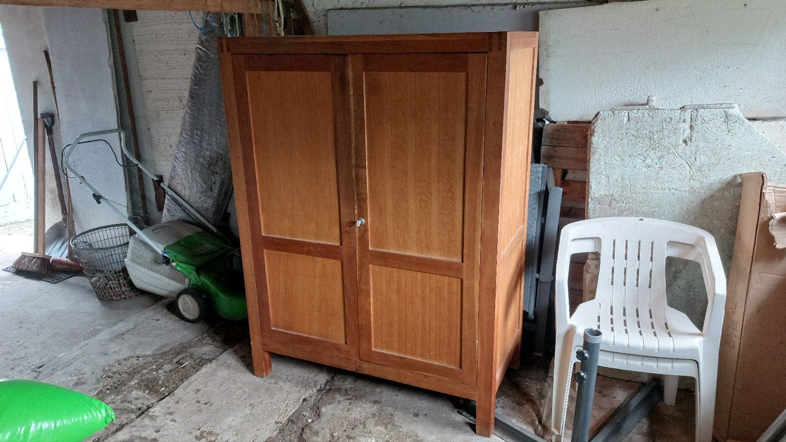 Computerkast, Ophalen, Modern eiken, Gebruikt, 120 tot 170 cm
