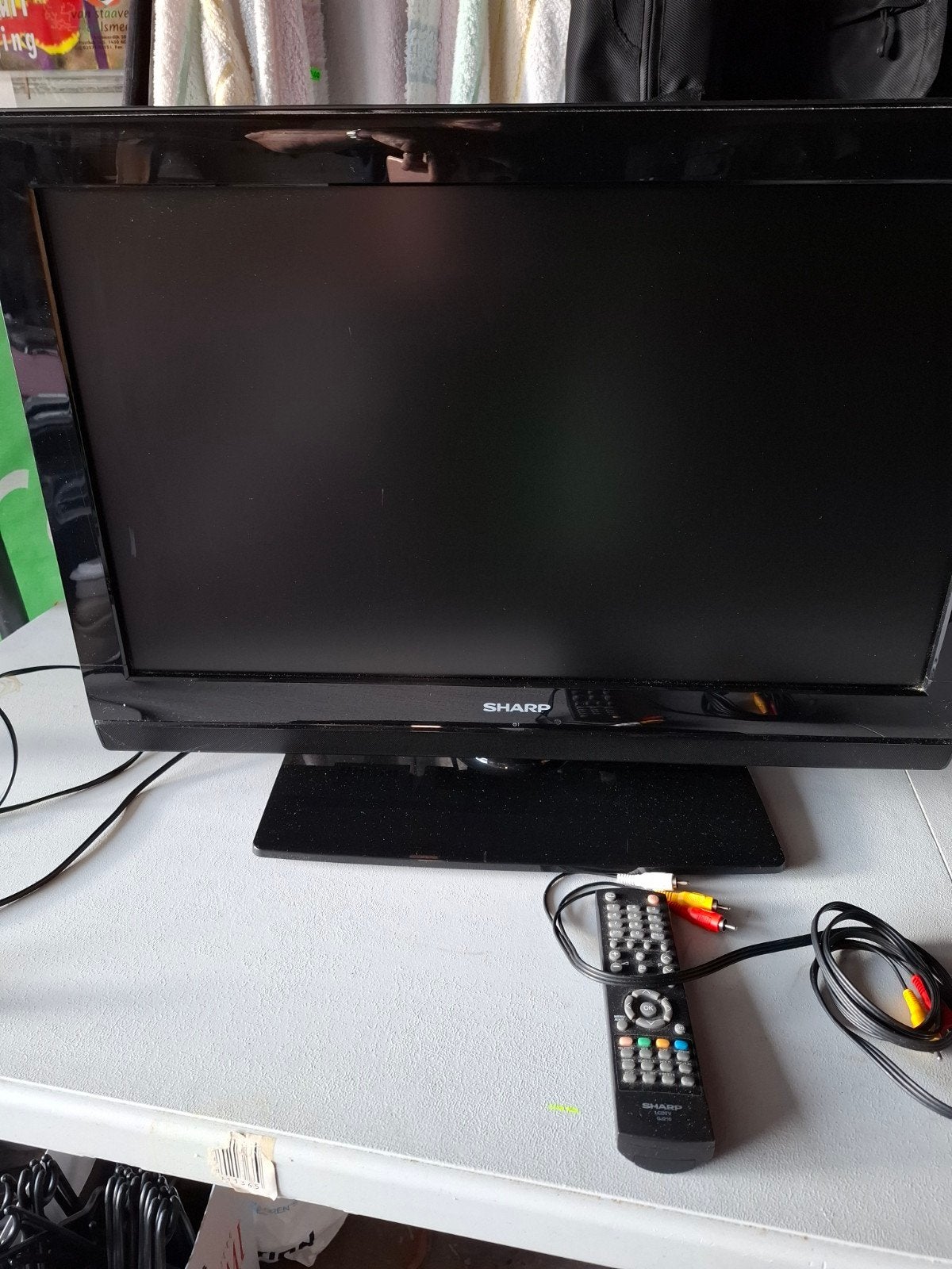 sharp tv, Ophalen, Gebruikt, 50 Hz, 100 cm of meer