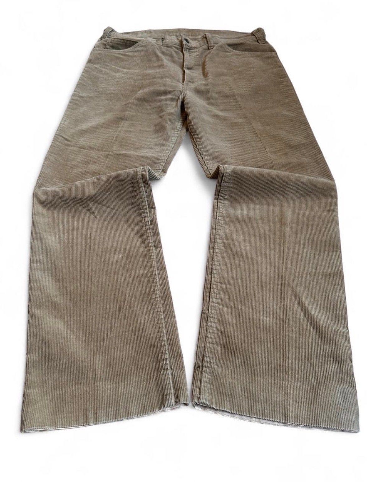 Vintage 1980 Levi’s 617 Corduroy Broek W34 L29 Frankrijk, Kleding | Heren, Ophalen of Verzenden, Gedragen, Overige maten, Beige