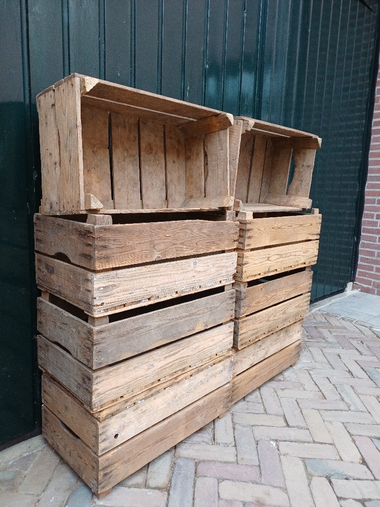Te koop vintage appelkisten/veilingkisten, Ophalen, Minder dan 50 cm, Gebruikt, 50 tot 100 cm