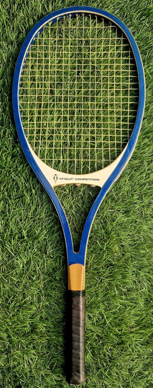 Nostalgie Pinquin Competition Tennisracket, Sport en Fitness, Tennis, Ophalen of Verzenden, Zo goed als nieuw, Racket, Overige merken