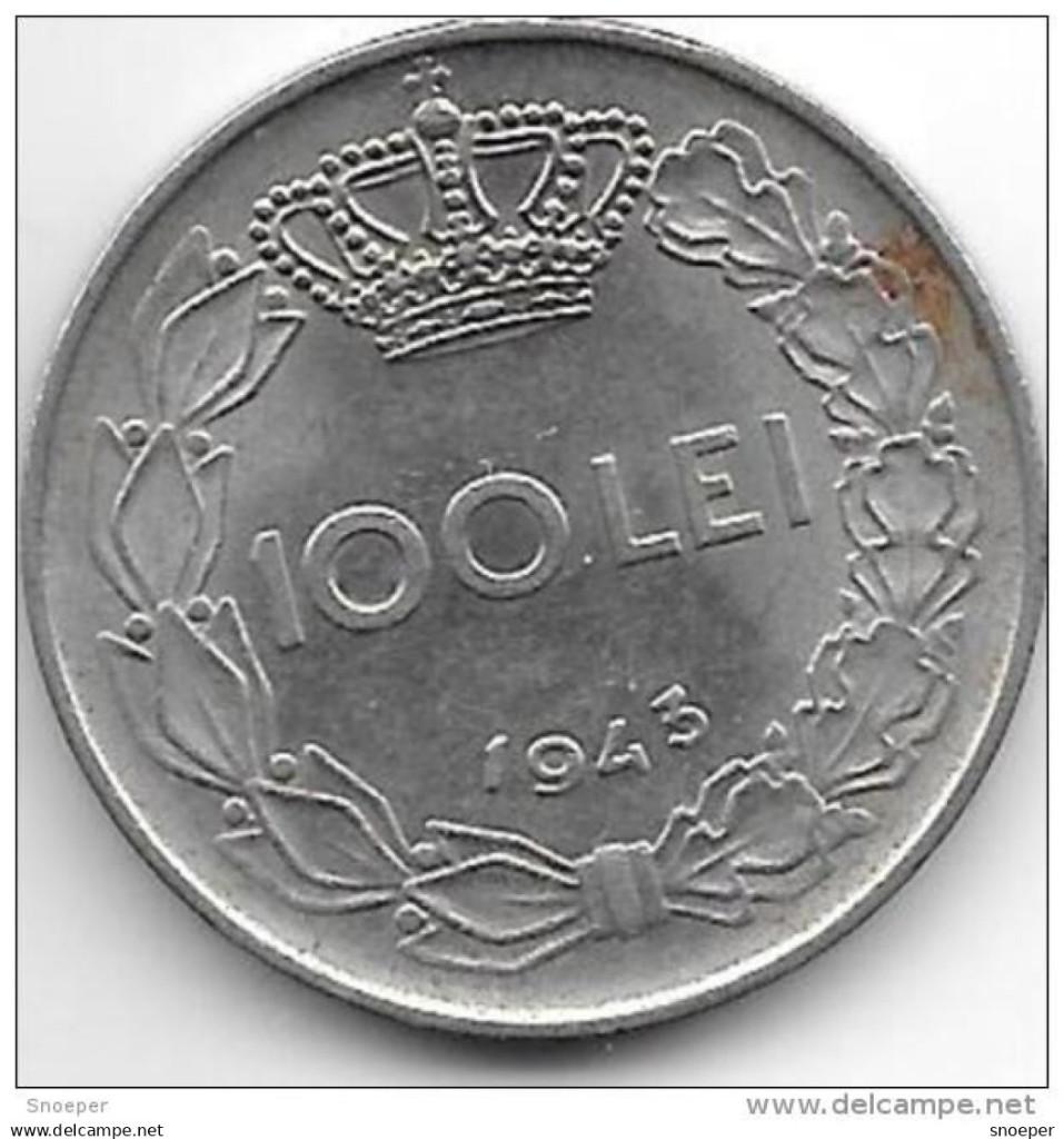 romania 100 lei 1943 km 64 unc, Verzenden, Overige landen, Losse munt