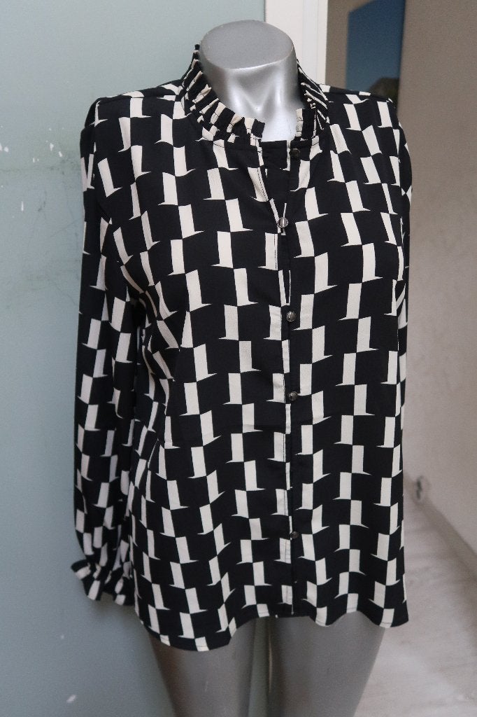 Tramontana blouse zwart wit mt 38, Maat 38/40 (M), Tramontana, Zwart, Ophalen of Verzenden