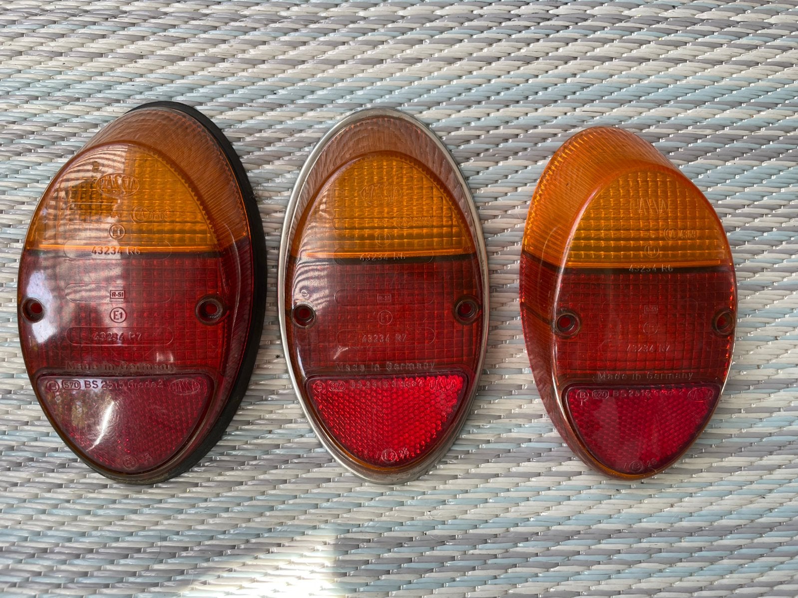 3x achterlichtlensen voor VW Beetle 62-67, Ophalen of Verzenden, Zo goed als nieuw