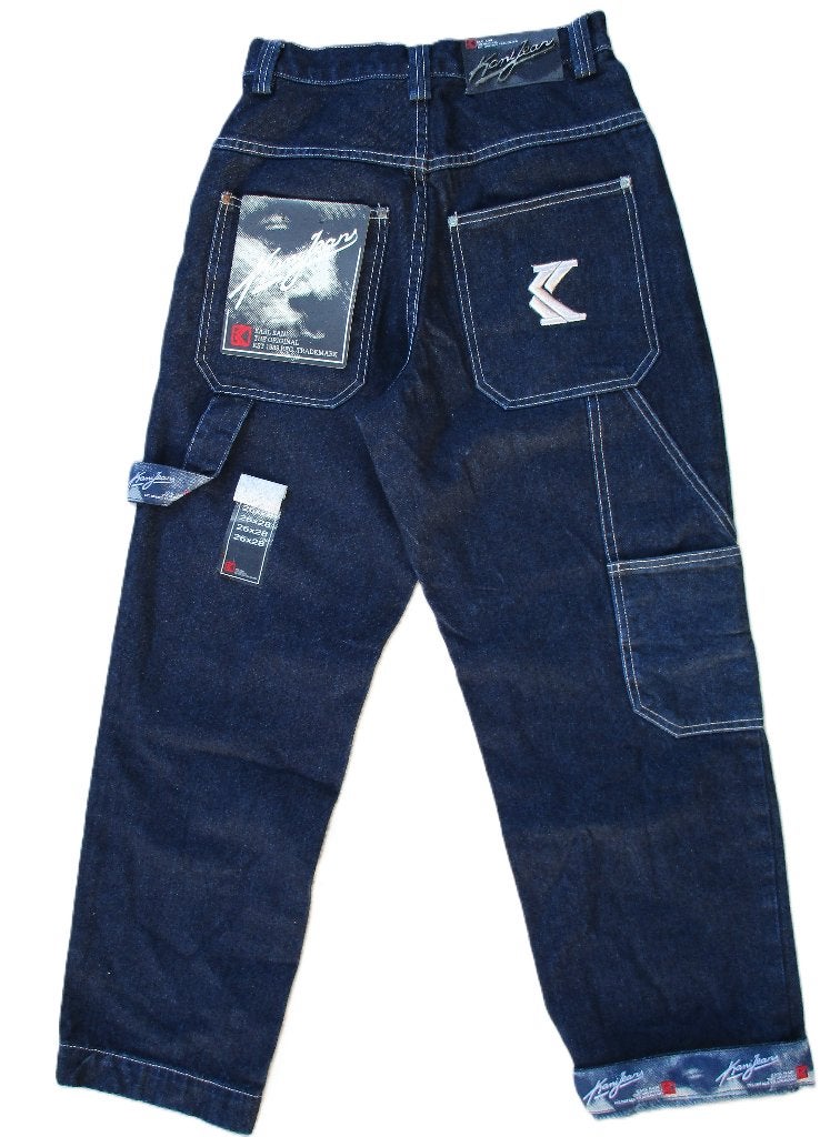 Karl kani jeans maat 26 100% cotton, Info@taurusvintage.nl, Blauw, Nieuw, W32 (confectie 46) of kleiner