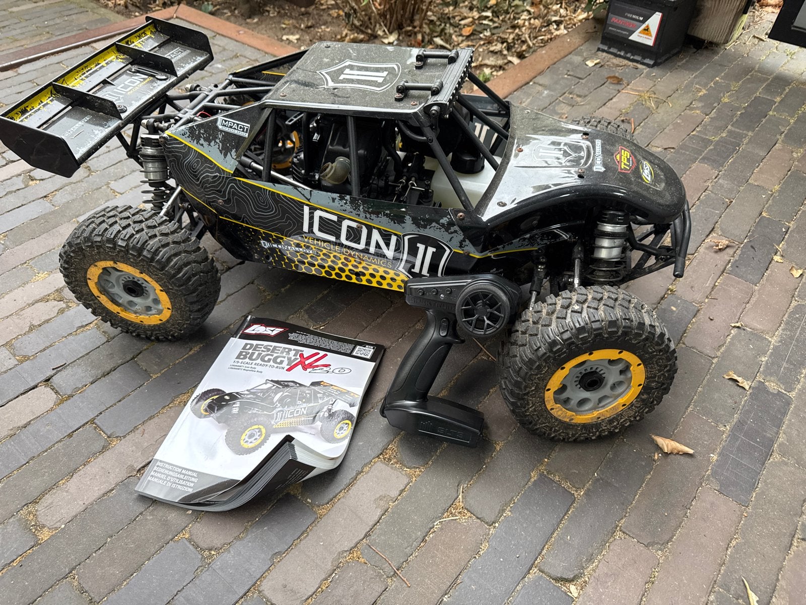 Losi Desert Buggy XL-1/5 RC Auto met afstandsbediening, Gebruikt, Auto, Groter dan 1:32, Ophalen