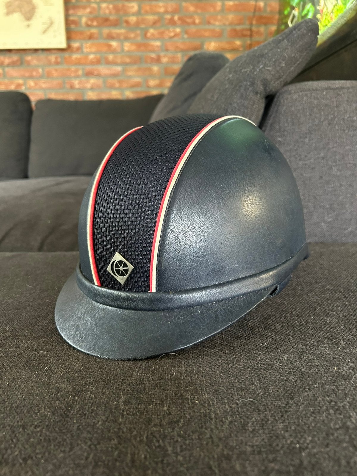 Charles owen ary8  58, Dieren en Toebehoren, Paardrijkleding, Blauw, Overige merken, Ophalen of Verzenden, Zo goed als nieuw