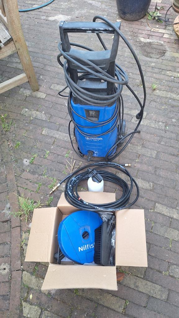 Nilfisk hogedruk reiniger accessoires zonder drukpistool, Ophalen of Verzenden, Zo goed als nieuw, Elektrisch, Nilfisk zonder hogedruk pistool